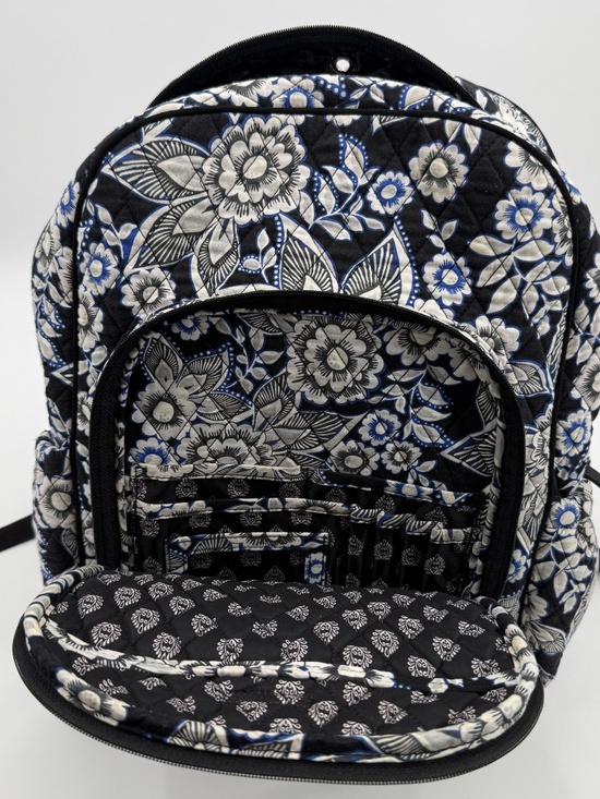 Vera Bradley Midnight Blues Campus Backpack & Crossbody Wallet School Set 2pc main image 4
